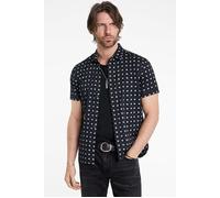 John Varvatos Loren Short Sleeve Shirt With Starburst Black White Taglia: S | Outlet | Uomo | Nero
