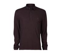 John Varvatos Marty Ls Burnout Polo W Pse Bordeaux Taglia: XS | Polo Outlet | Uomo |