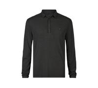John Varvatos Marty Ls Burnout Polo W Pse Charcoal Htr Taglia: XS | Polo Outlet | Uomo | Nero