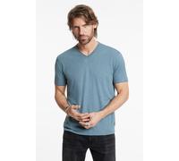 John Varvatos Miles Slub V-neck With Cut Steel Blue Taglia: S | Magliette basic Outlet | Uomo | Blu