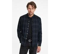 John Varvatos Multi Button Band Collar Shirt Ink Blue Taglia: S | Outlet | Uomo | Blu