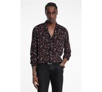 John Varvatos Rodney Long Sleeve Shirt In Kiss Print Carbon Grey Taglia: S | Camicie Casual Outlet | Uomo | Grigio