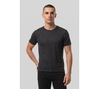 John Varvatos Santar Regular Fit Ss Crew In Virgin Woo Charcoal Taglia: S | Magliette basic Outlet | Uomo | Nero