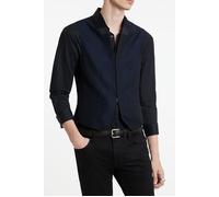 John Varvatos Shawl Collar H B Closure Vest Blue Black Taglia: 48 | Outlet | Uomo | Nero
