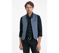 John Varvatos Shawl Collar H B Closure Vest Rain Blue Taglia: 46 | Outlet | Uomo | Blu
