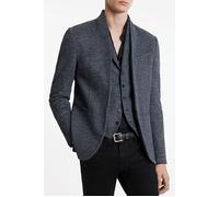 John Varvatos Slim Fit Hook And Bar Closure Short Shaw Navy Taglia: 50 | Giacche sportive Outlet | Uomo | Blu