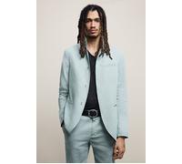 John Varvatos Slim Fit Stand-up Wire Inserted Shawl Co Pond Blue Taglia: 54 | Giacche sportive Outlet | Uomo | Blu