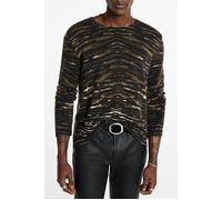 John Varvatos Sobrado Regular Fit Ls Sweater Dark Brown Taglia: S | Maglioni a maglia Outlet | Uomo | Marrone
