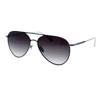John Varvatos Sole V535 Opaco Nero Argento/Fumo Gradiente -prodotto IN Giappone