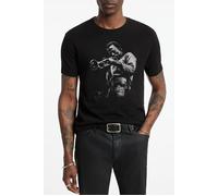 John Varvatos Ss Crew Tee - Miles Davis Black Taglia: XS | T-shirt stampate Outlet | Uomo | Nero