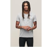 John Varvatos Ss Raw Edge Tee - Floral Skull Ash Taglia: M | T-shirt stampate Outlet | Uomo