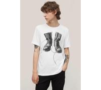 John Varvatos Ss Raw Edge Tee Vintage W Salt Taglia: S | T-shirt stampate Outlet | Uomo