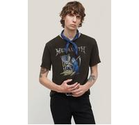 John Varvatos Ss Raw Edge Tee Vintage Wash - Megadeth Hourglass Black Taglia: M | T-shirt stampate Outlet | Uomo | Nero