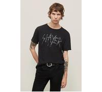 John Varvatos Ss Raw Edge Tee Vintage Wash - Slayer Undisputed A Black Taglia: S | T-shirt stampate Outlet | Uomo | Nero