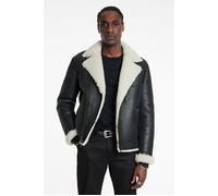 John Varvatos Sterling Shearling Biker Jacket Black Taglia: 56 | Giacche di pelle Outlet | Uomo | Nero
