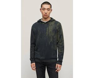 John Varvatos Thompson Regular Fit Pop Up Hoodiewith J Eucalyptus Taglia: L | Felpe con cappuccio Outlet | Uomo