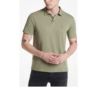 John Varvatos Victor Ss Slub Ctn Polo W Peace Sign Emb Lichen Green Taglia: XS | Polo Outlet | Uomo | Verde