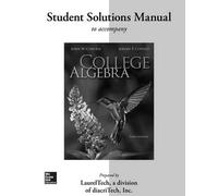 John W Coburn Student Solutions Manual for College Algebra (Tascabile)