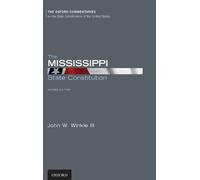 John W. Winkle III The Mississippi State Constitution (Copertina rigida)