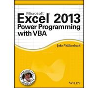 John Walkenbach Excel 2013 Power Programming with VBA (Tascabile)