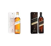 John Walker & Sons 200th Anniversary Celebratory Blend, Blended Scotch Whisky - 700 ml, Confezione regalo & Double Black Label, Blended Scotch Whisky - 700 ml