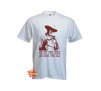 John Wayne Get Spento Tuo Cavallo Tribute T Shirt Tutte le Taglie