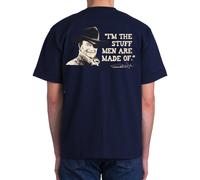 John Wayne Sono La Sostanza degli Uomini Maglietta Blu Navy da Uomo Media JW0020