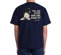 John Wayne Sono La Sostanza degli Uomini Maglietta Blu Navy da Uomo Media JW0020