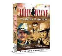 John Wayne Westerns Collection - 4 DVD & Bookazine BOXSET