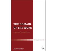 John Webster The Domain of the Word (Tascabile)