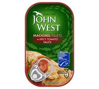 John West Filetti Di Sgombro In Salsa Di Pomodoro Piccante (125g)