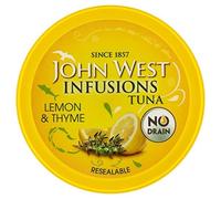 John West Infusioni di Tonno al Limone E Timo 80g (Confezione da 6)