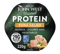 John West Insalata Naturale di Tonno Proteico Con Quinoa, Legumi E Verdure 220g