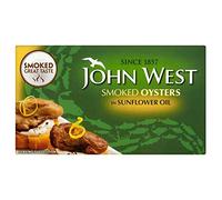 John West Ostriche Affumicate In Olio Di Girasole (85g) (Confezione da 2)