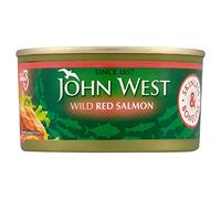 John West Senza Pelle Di Salmone Rosso E Disossata (170g) (Confezione da 6)