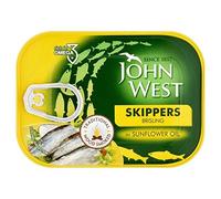 John West Skipper Di Legno Affumicato Alacce In Girasole 106g Olio (Confezione da 2)