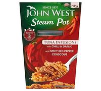 John West Steam Pot Tonno con peperoncino, aglio e couscous (150 g) - Confezi...