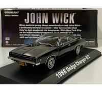 John Wick 1968 Dodge Charger R/T Nero 1:43 Scala Greenlight 86608
