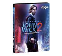 John Wick 2 con Keanu Reeves 4K Ultra HD + Blu-Ray NUOVO