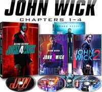 John Wick: 4-Film Collection [DVD] [Region Free]