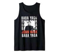 John Wick Baba Yaga Repeating Text & Photo Action Movie Canotta