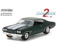John Wick Capitolo 2 1970 Chevrolet Chevelle SS 396 Scala 1:64 Greenlight 44780F