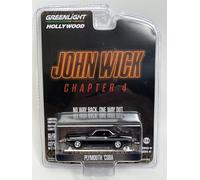 John Wick Capitolo 4 Plymouth Cuda 1:64 Scala Greenlight 62020F