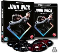 John Wick: Chapters 1-4 (Exclusive Features & Commentaries) [4K Ultra HD] [Region Free]