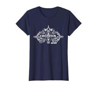John Wick Continental White Logo Maglietta, Donna, Navy, S