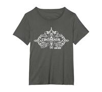 John Wick Continental White Logo Maglietta, Donna Plus-Size, Asfalto, 5X
