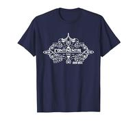 John Wick Continental White Logo Maglietta, Uomo, Navy, XL