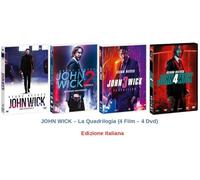 JOHN WICK - La Quadrilogia (4 Film - 4 Dvd) Ed. Italiana