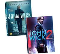 John Wick Movies 1 & 2 DVD - Keanu Reeves Complete Series and Chapters Set