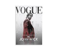 John Wick, poster da parete su tela, stile moderno, per la camera da letto, per la camera da letto, musica, film, cartone animato, 50 x 75 cm, senza cornice